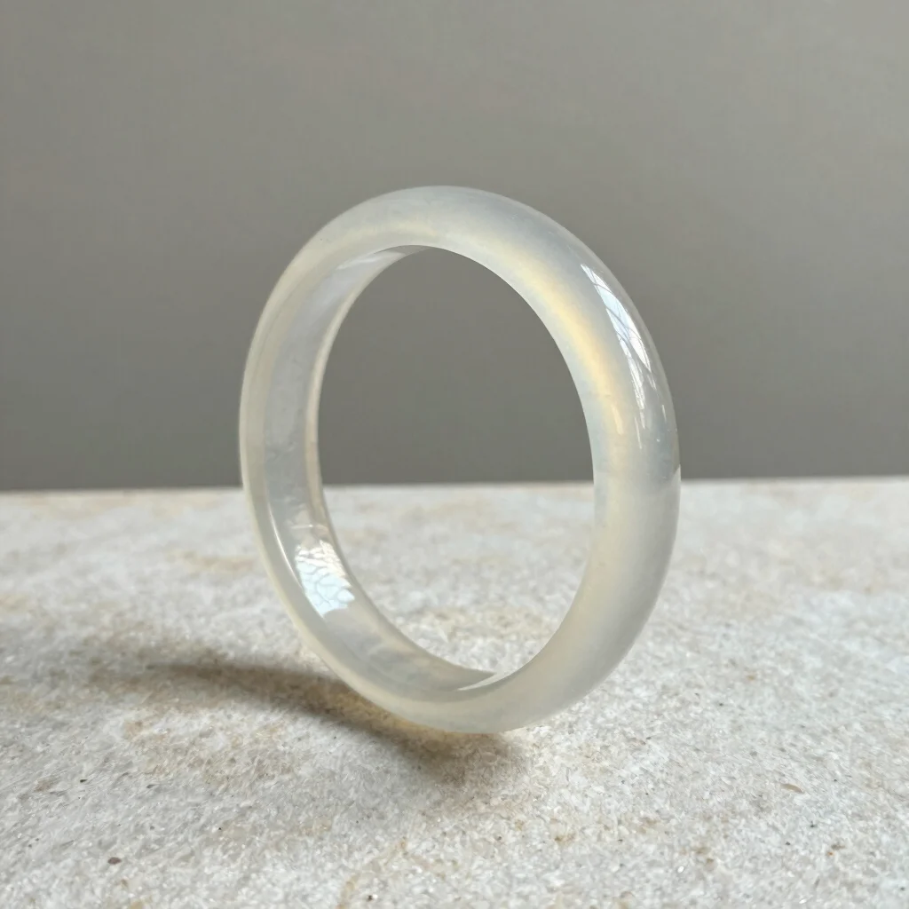 Cloud White Bangle